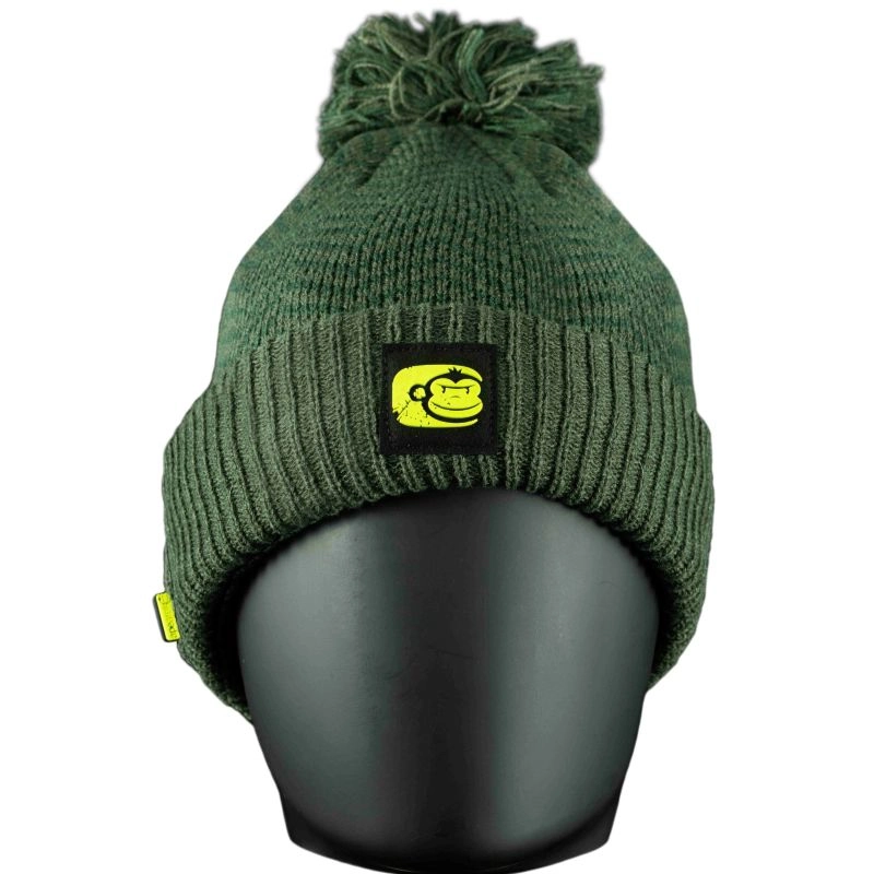 Ridge Monkey APEarel ThermaPro Waterproof Bobble Hat Green
